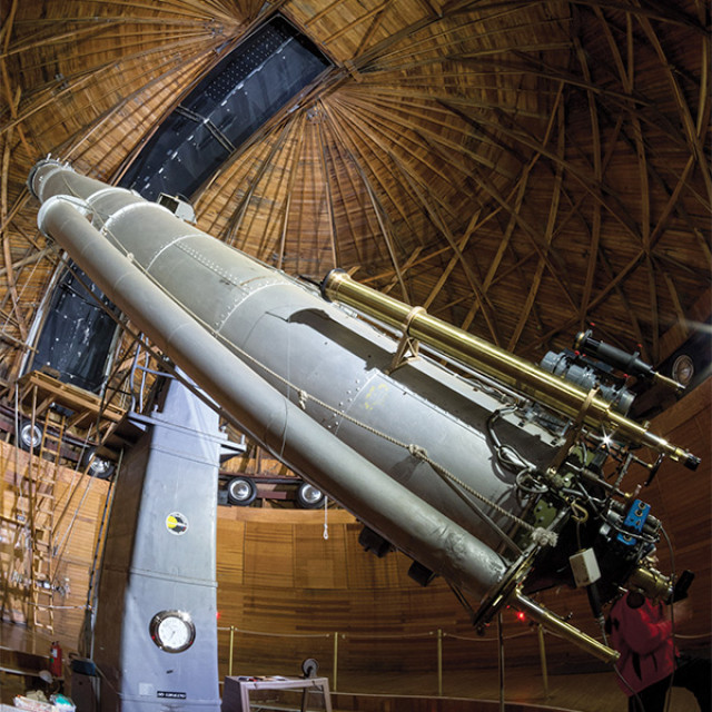 Clark Telescope of the Lowell Observatory in Flagstaff, Arizona